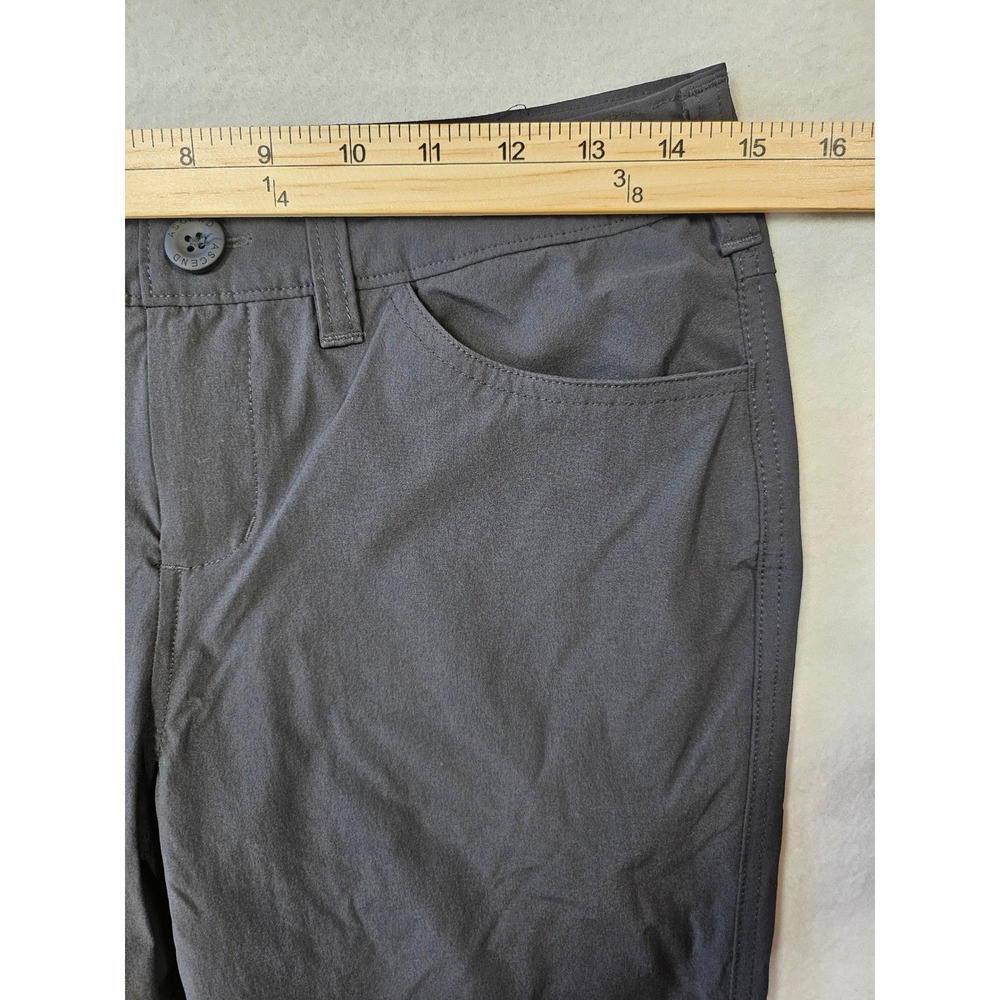 Ascend Tech Roll Up Hiking Pants Womens 2 Black Straight Leg Lightweight Outdoor - Picture 10 of 16
